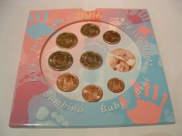 (afbeelding voor) Baby set Spanje 2006 BU uitgave De Ruiter